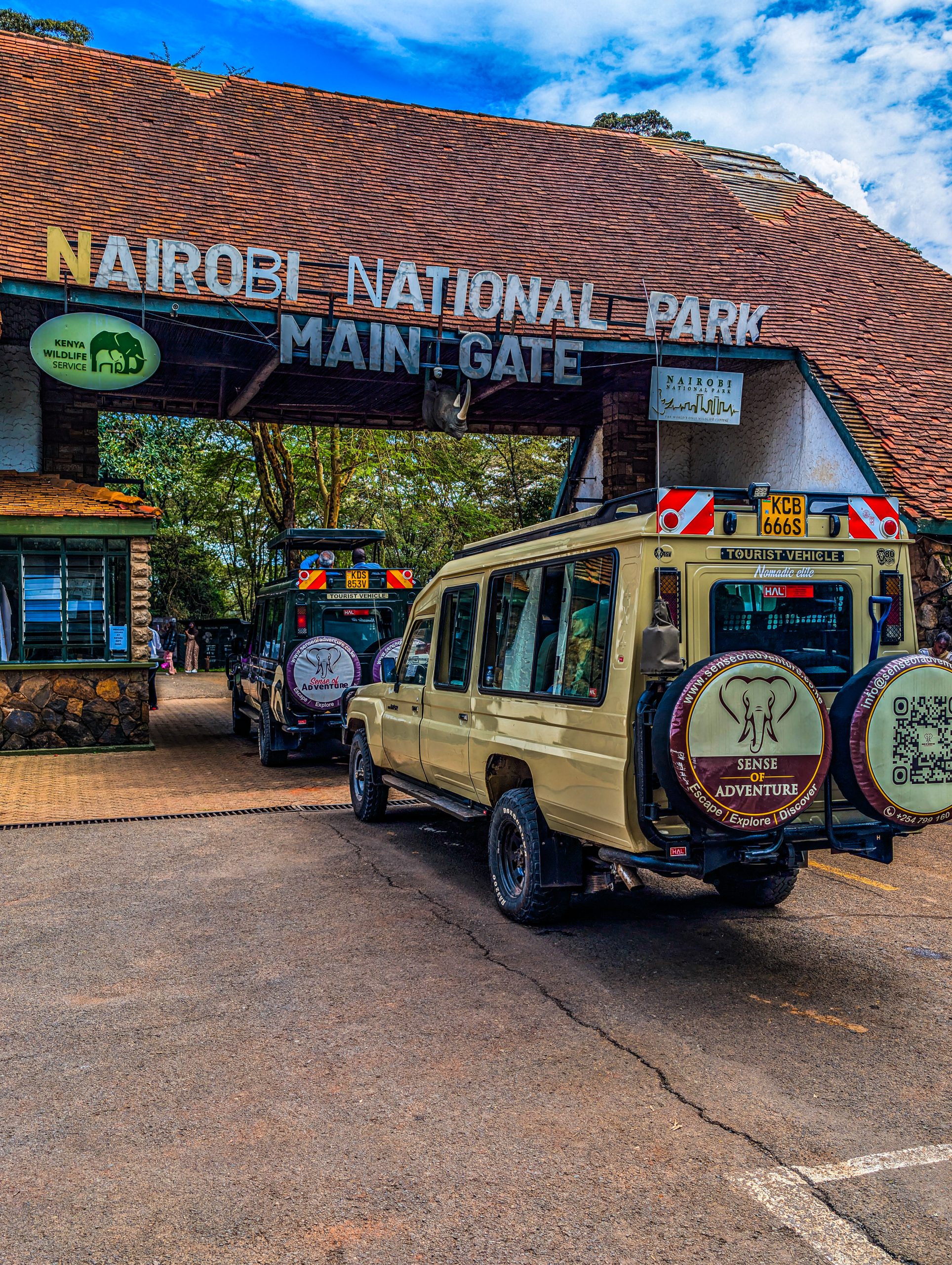 Safari game drives at Nairobi Nationa park with Sense of Adventure