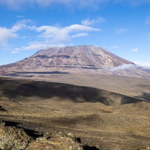 Mount Kilimanjaro landscape, Marangu route trekking safari Tanzania