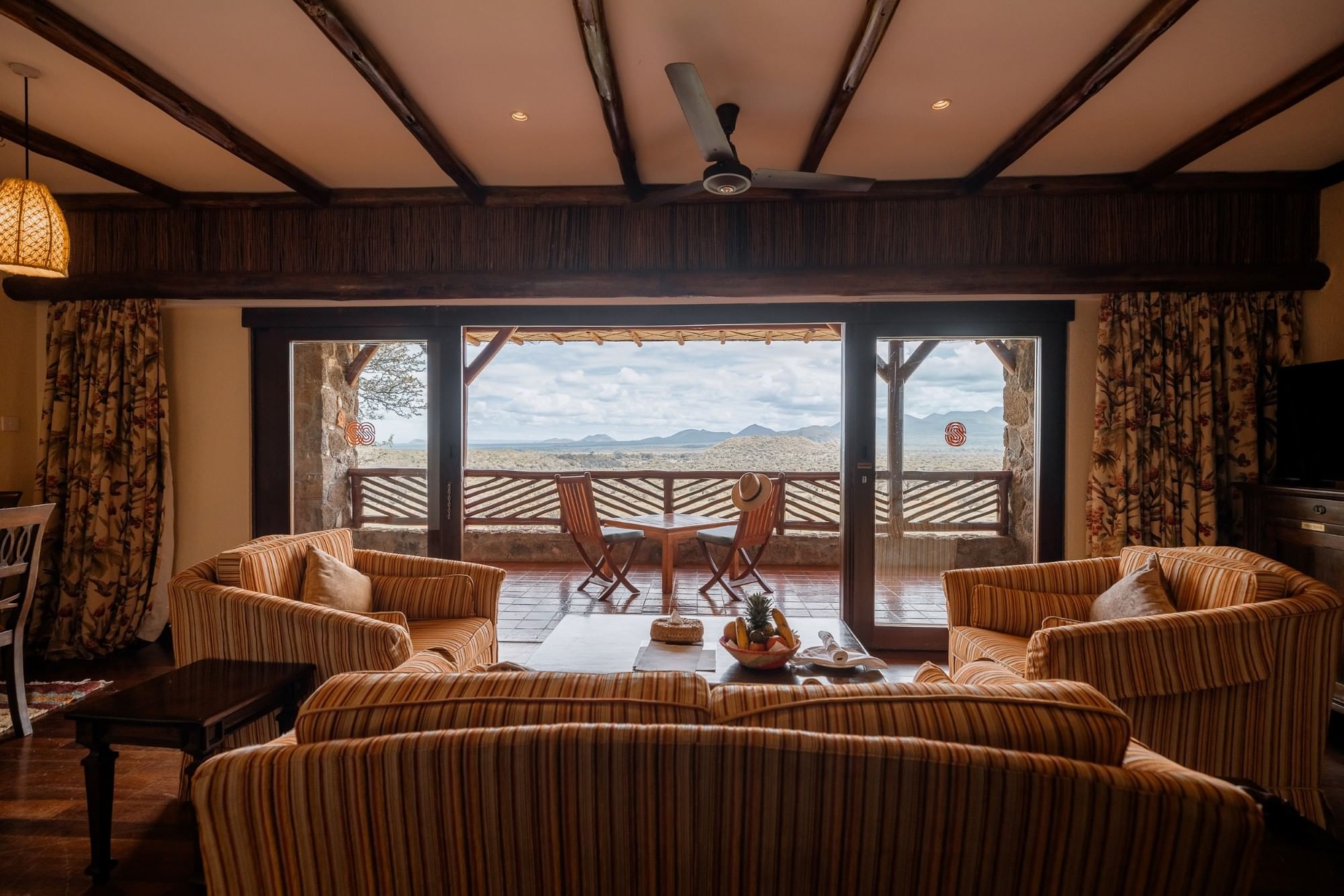 Kilaguni Serena Safari Lodge overlooking Tsavo West, a typical overnight stop on a multi-day Tsavo itinerary