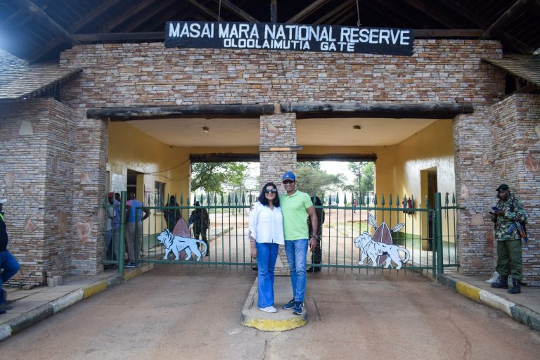 Oloolaimutia Gate entrance to Masai Mara National Reserve
