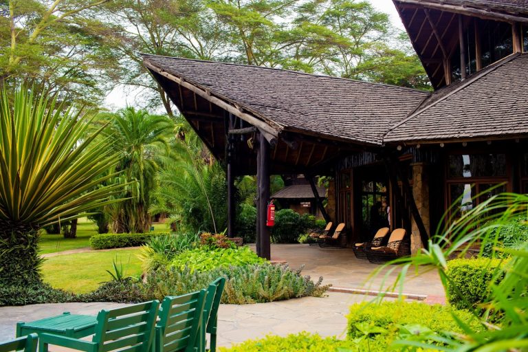 Ol Tukai Lodge grounds in Amboseli National Park